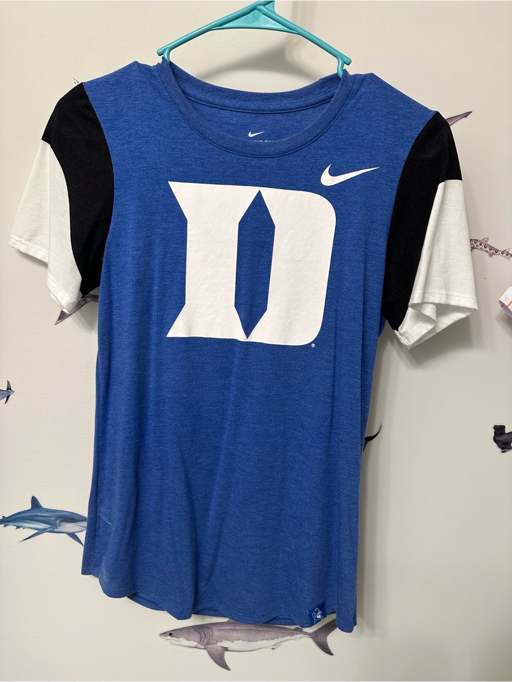 Nike Women’s Duke Blue Shirt, size XS